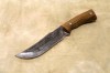 Нож Кизляр Рыбак-2 сталь Z60, полированный с рисунком, ручка кавказский орех, чехол Кожа