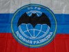 Флаг Военная разведка без надписей 90х145 Россия