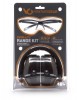 Очки+Наушники PYRAMEX Venture наушники шумоподавление 26ДБ, очки с прозрачными линзами