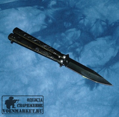 Нож складной BENCHMADE 537 сталь 8Cr14MoV, чёрный/зелёный.
