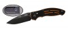 Нож складной VN-PRO FOX К-754T, сталь AUS8, ручка G10,чёрный, замок,клипса, нейлоновый чехол