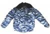 Куртка ОМОН тёплая, укороченная, с капюшоном, серо-синий кмф, *60-62, Россия