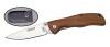 Нож складной VN-PRO SCOUT К-746, сталь AUS8, ручка дерево,полированный,замок,клипса, чехол