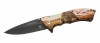 Нож полуавтомат МАСТЕР-К САХАЛИН M9687 сталь 420, полимер, чёрный,клипса,замок