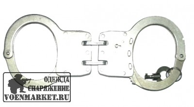 Наручники металличиские КРАБ с фиксатором, два ключа, Россия